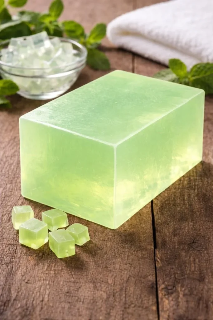 Aloe Vera Soap Base 2lb Blocks for homemade natural soap crafting
