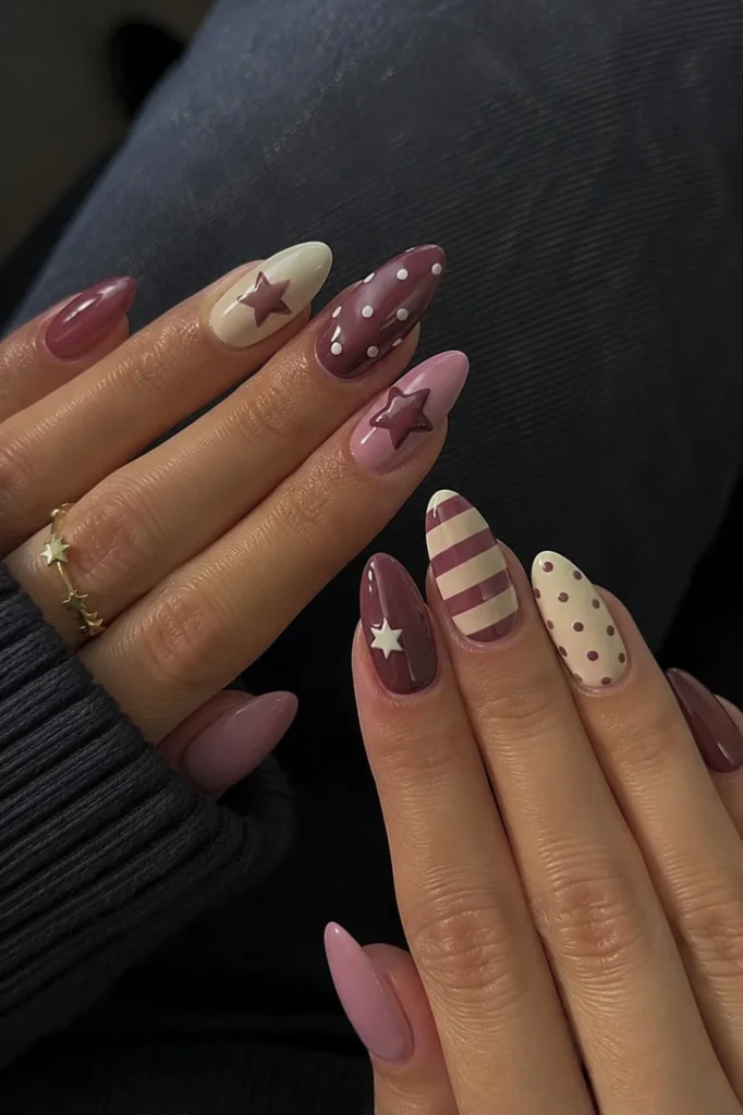 Colorful back-to-school nail art designs for DIY beginners.