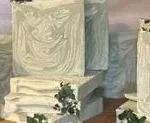 Handmade peppermint eucalyptus soap bars with fresh herbs and essential oils