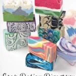 Creative cold process soap design ideas for handmade soap enthusiasts.