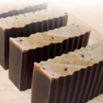DIY dark chocolate soap bars tutorial for beginners