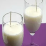 DIY Champagne Glass Candles tutorial for making scented candles at home