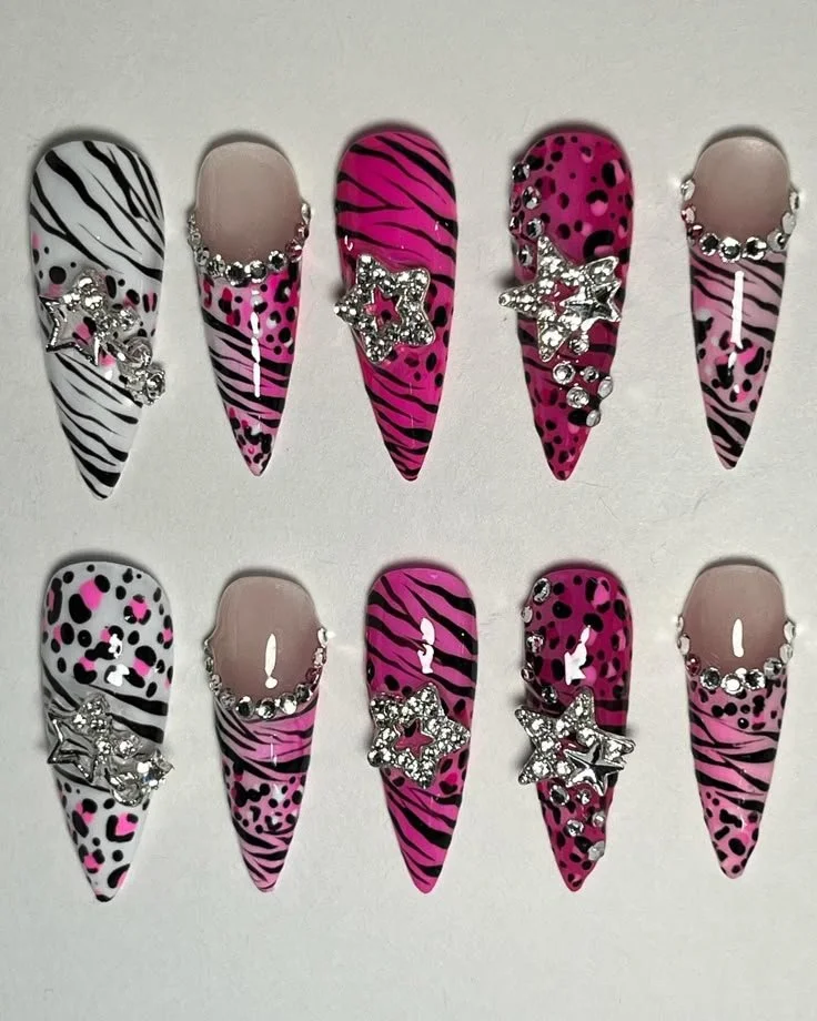 DIY Dream Doll Nails Y2K Juicy Couture manicure design