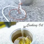DIY tin can oil lamp tutorial for homemade lighting