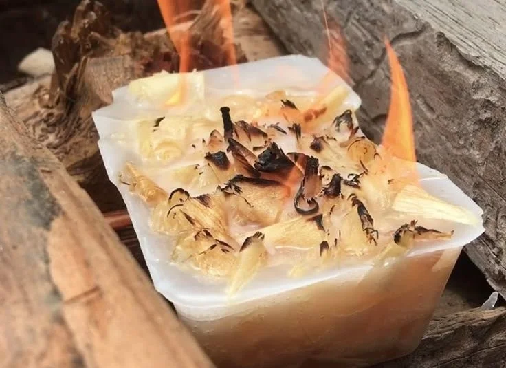 DIY water resistant fire starters for outdoor cooking and camping