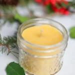 Fir and Pine beeswax candles in a cozy setting - eco-friendly home decor.