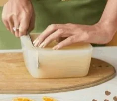Homemade soap base preparation for beginners.