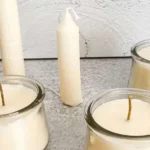 DIY soy candles and natural bath salts for homemade gifts