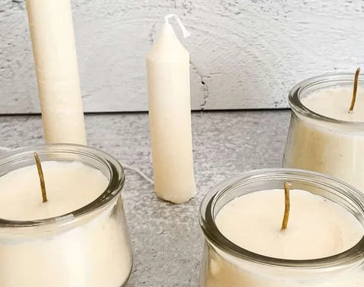DIY soy candles and natural bath salts for homemade gifts