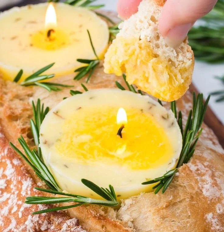 Homemade garlic butter candle recipe for beginners in natural living