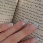 Gorgeous blue summer nails design for a trendy look