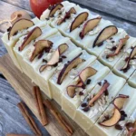 Homemade apple cinnamon soap for beginners to sell on Etsy