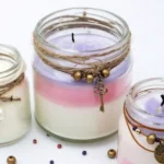 DIY scented candles tutorial with step-by-step instructions and materials needed.