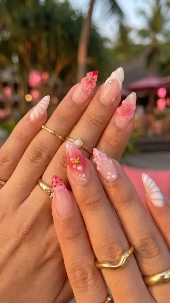 DIY natural nail polish for late summer nails and care routine