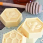 Homemade Milk and Honey Soap bars ready to pamper your skin.
