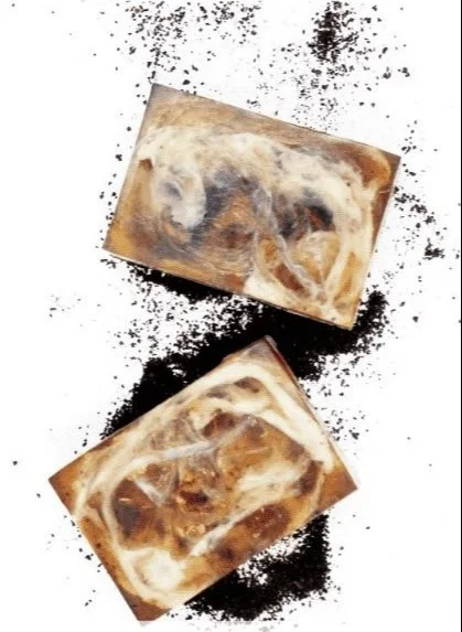 Homemade Cocoa Coffee Soap recipe for beginners using natural ingredients.