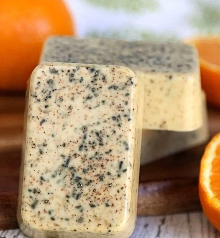 Handmade Orange Clove Soap with citrus and spice aroma