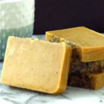 Homemade pumpkin coffee soap is perfect for a cozy fall scent.
