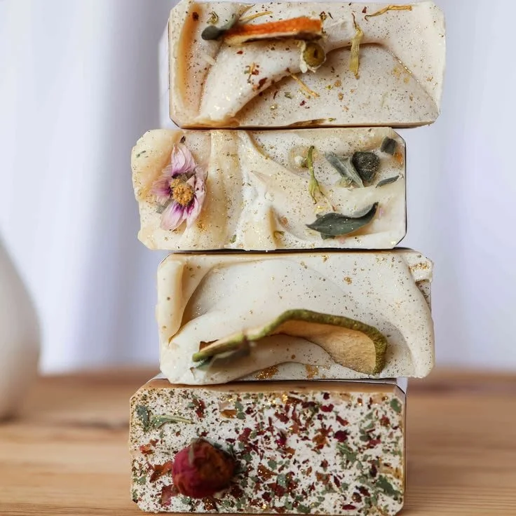 A delightful soap bundle featuring an array of free soaps in various scents.