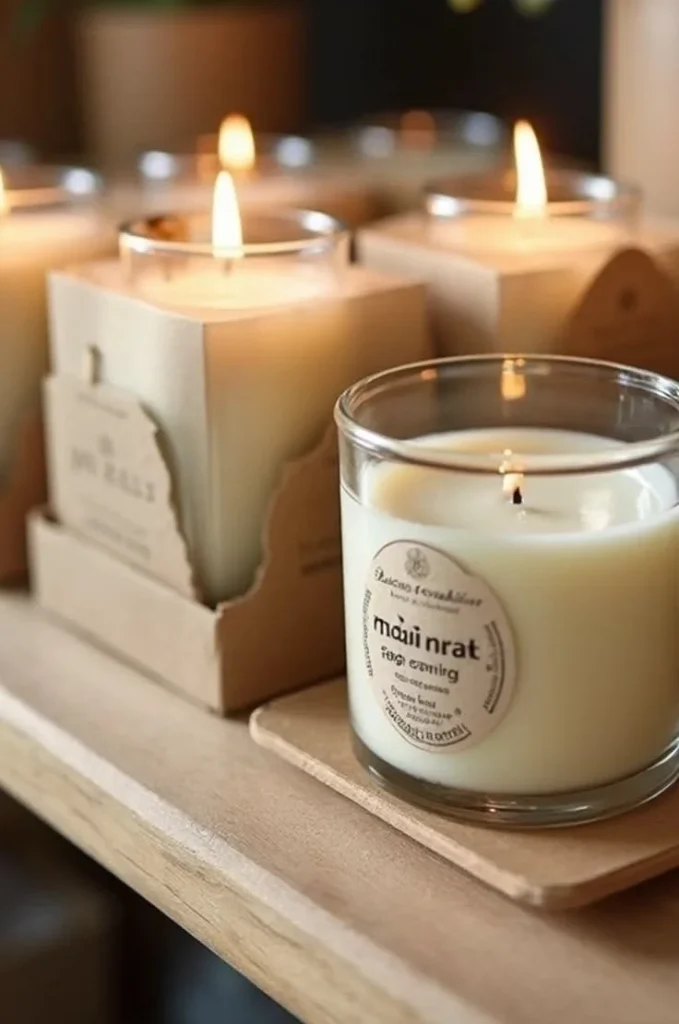 DIY candles made with granulated wax tutorial