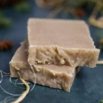 Homemade vanilla cinnamon soap with warm sugar cookie scent