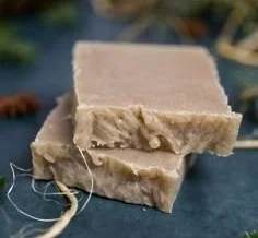 Homemade Vanilla Cinnamon hot process soap with sugar cookie scent